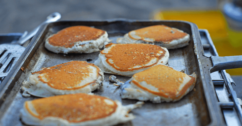 Pancakes on a Griddle