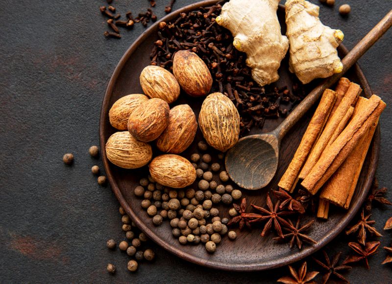 Warm Spices Like Nutmeg and Clove