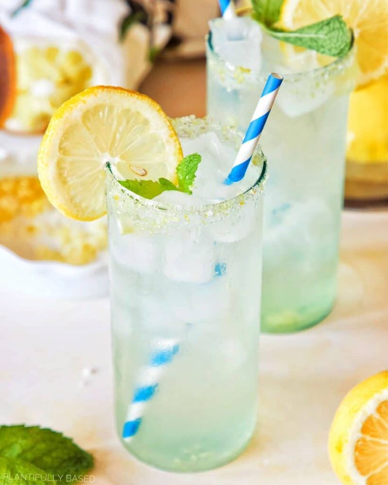 Iced Lemonade with Fresh Mint