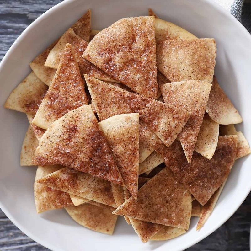 Cinnamon Sugar Tortilla Chips