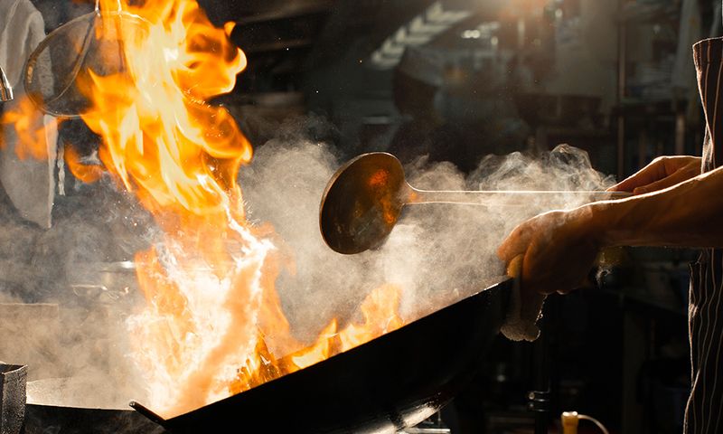 Wok Hei (High-Heat Wok Cooking)