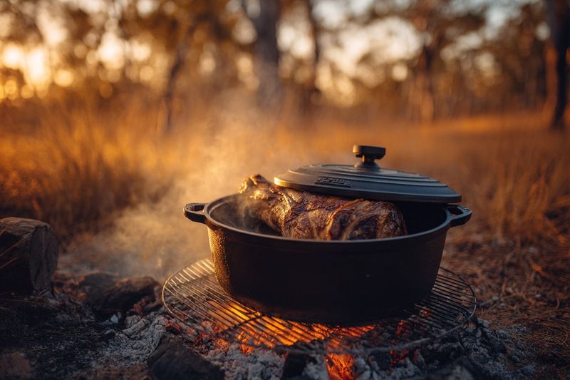 Cooking Over Open Fire