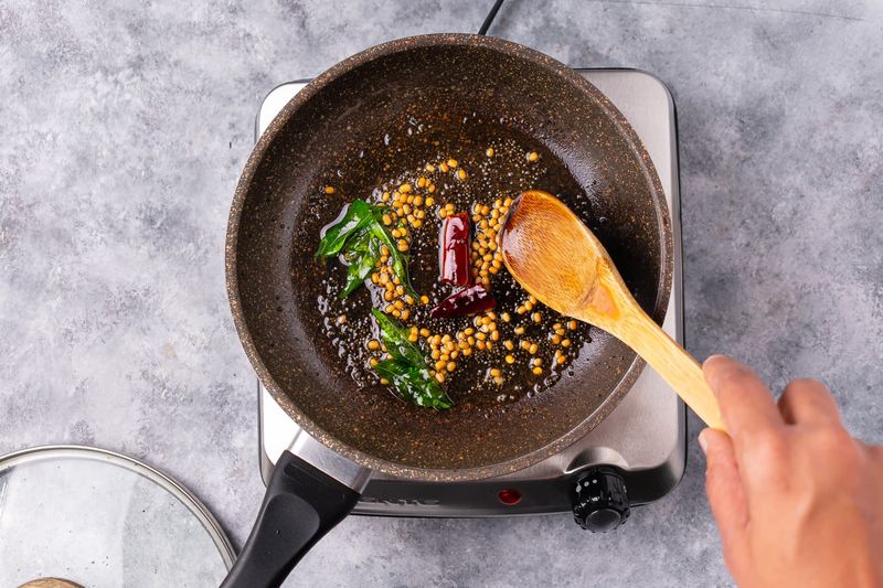 Blooming Spices in Butter or Oil First