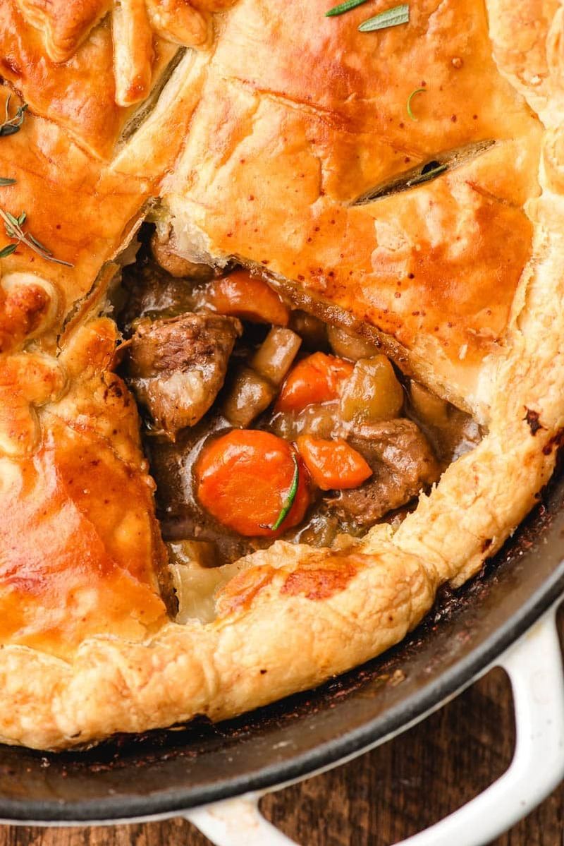 Beef and Vegetable Pot Pie