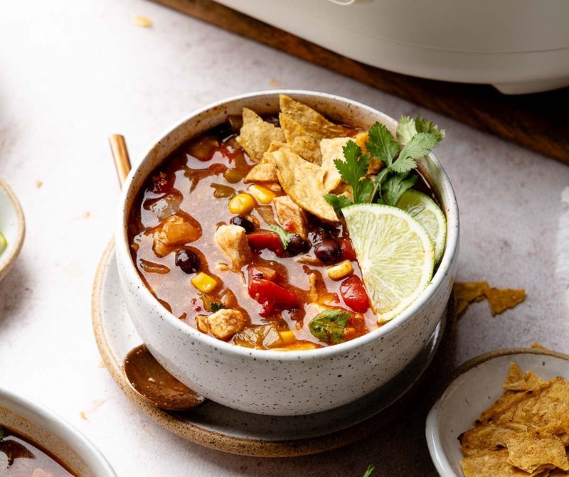 Crush Tortilla Chips On Top