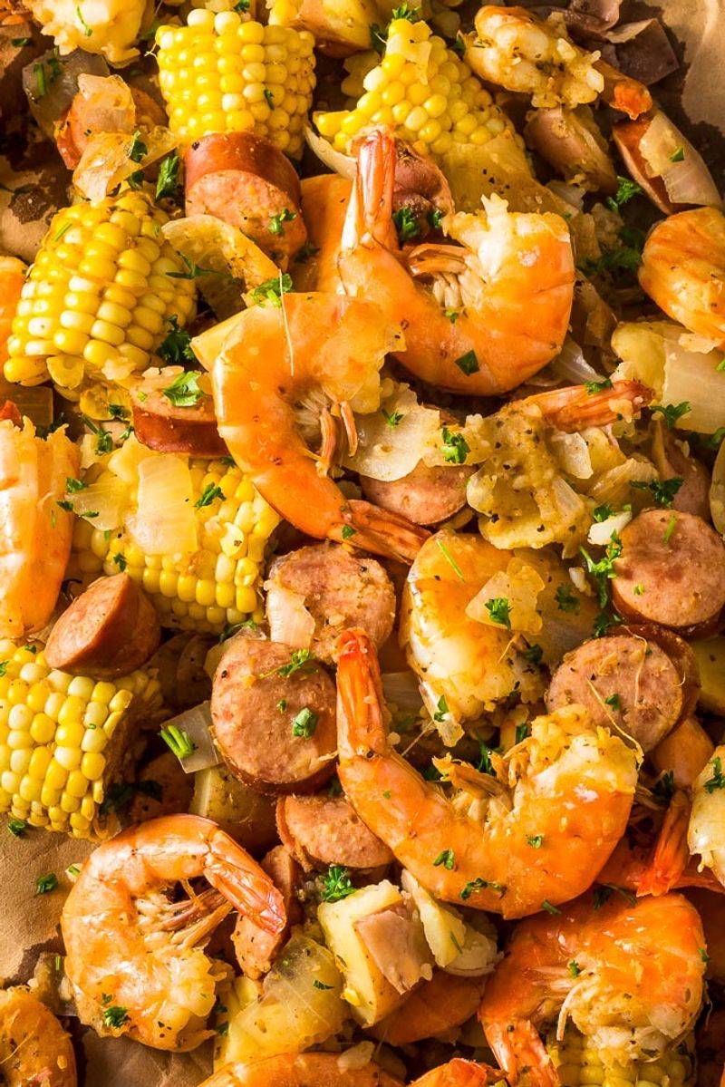 Spicy Cajun Shrimp Boil