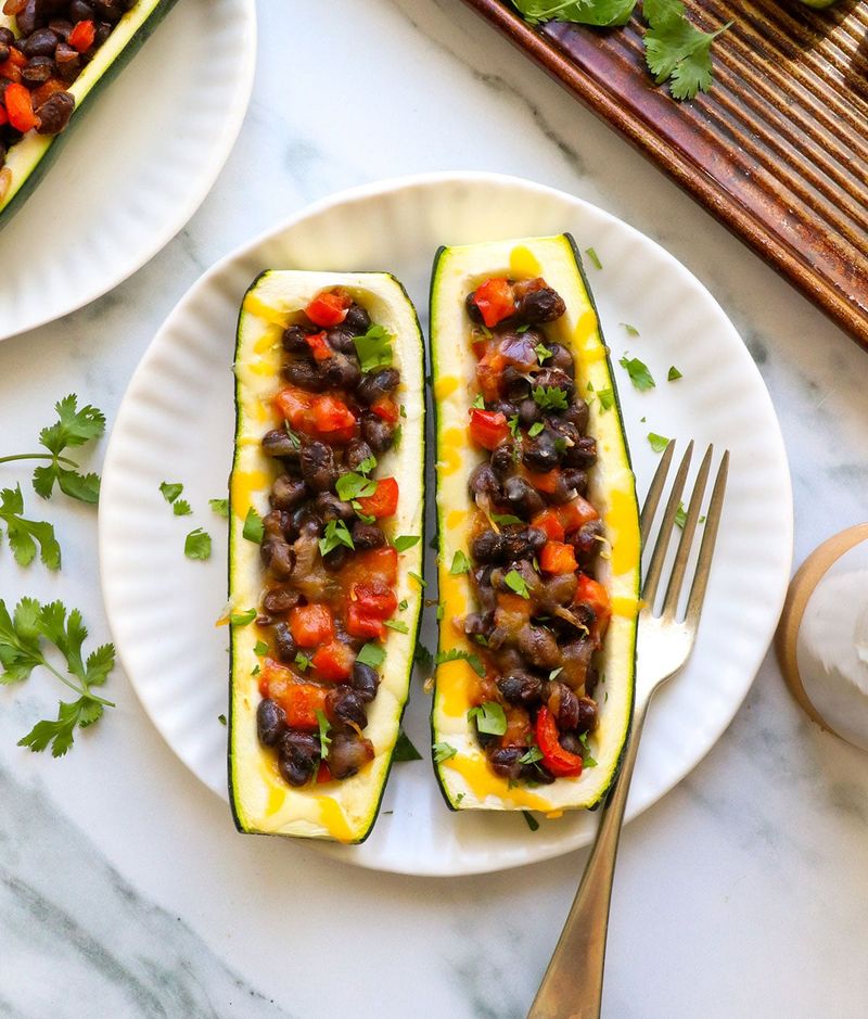 Cheesy Rice and Black Beans