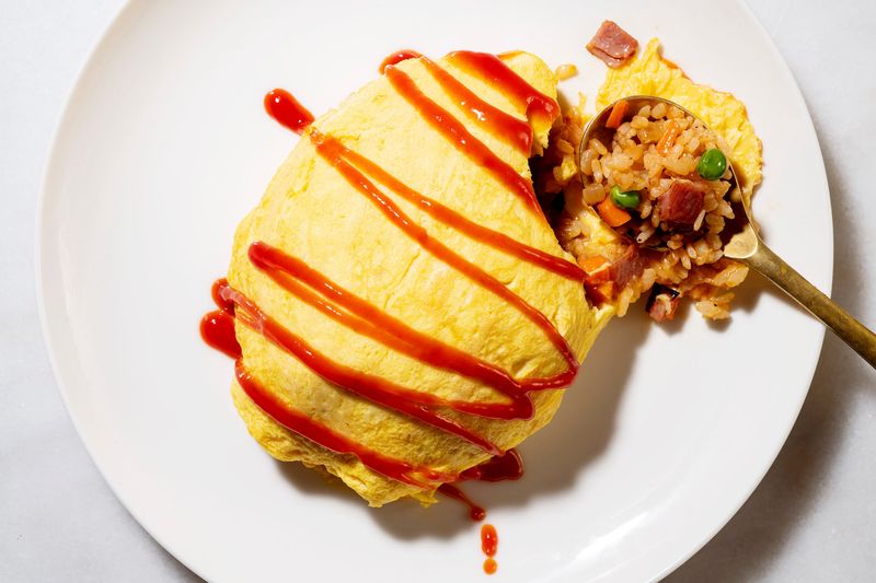 Fold It Into a Rice-Stuffed Omelet