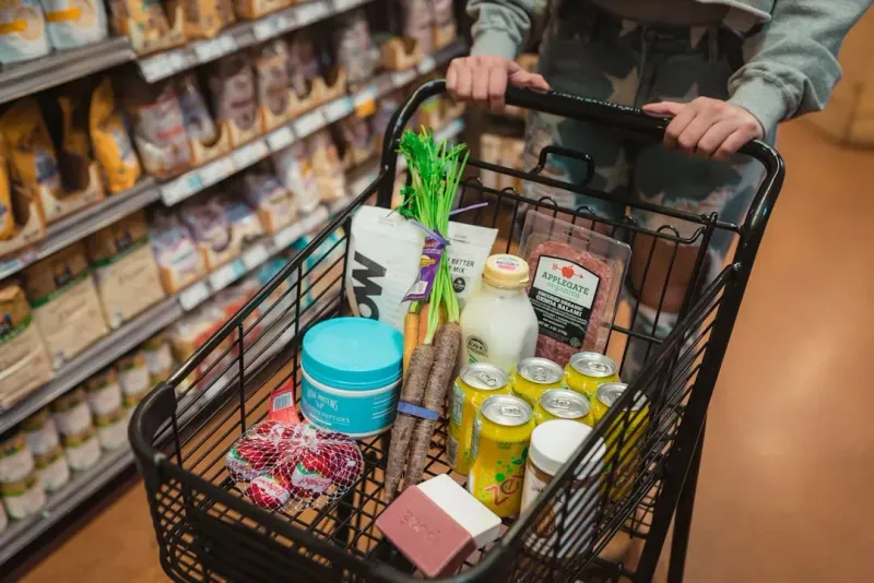 Using a Large Cart When You Only Need a Few Items