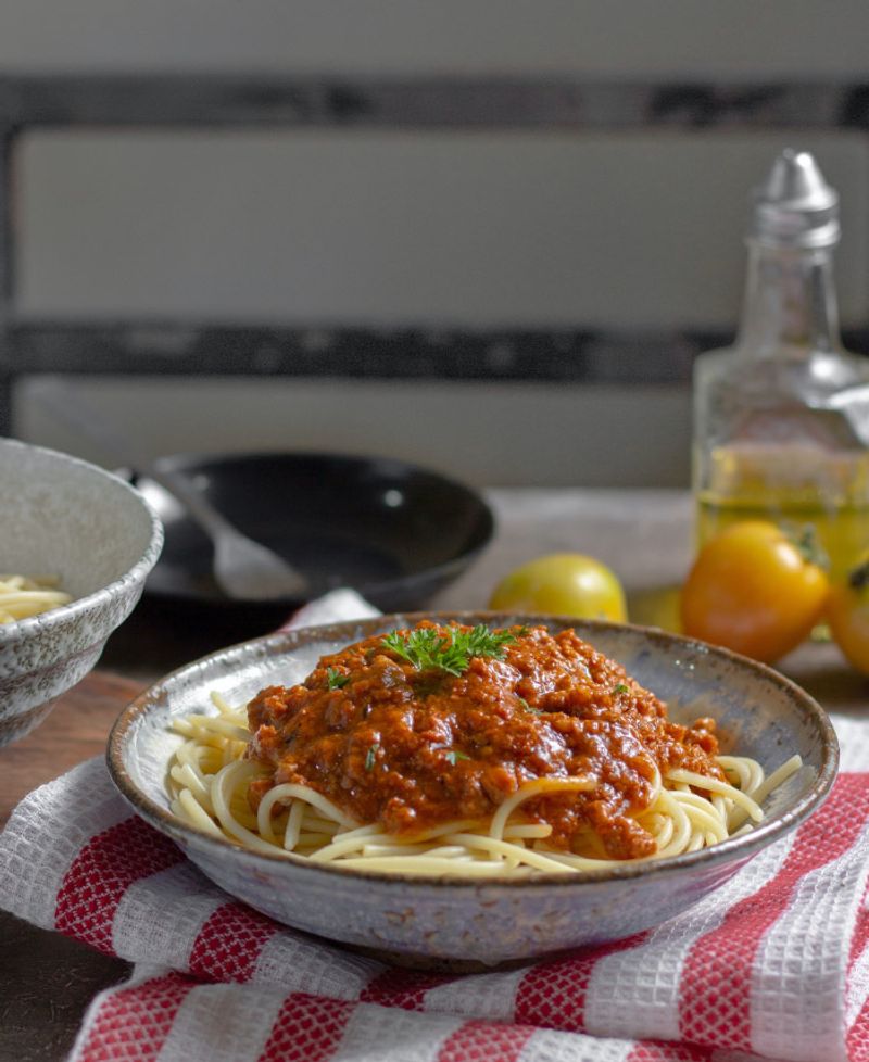 Slow Cooker Beef Mince Bolognese with Hidden Vegetables