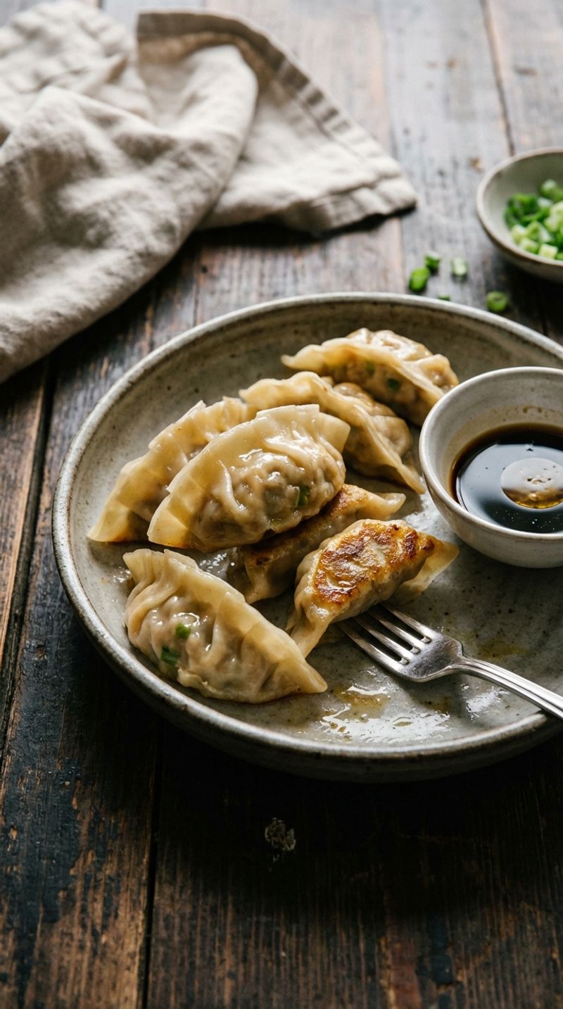 Craft Homemade Dumplings Using Only a Fork to Seal Them
