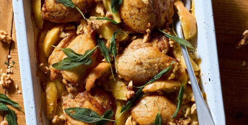 Apple and Sage Chicken Traybake