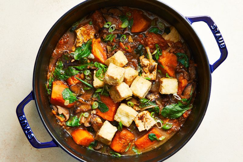 Mushroom and Sweet Potato Stew