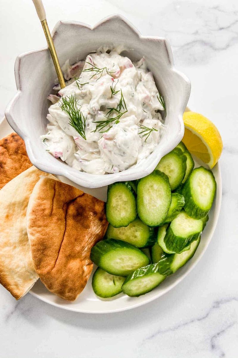 Radish Tzatziki Dip