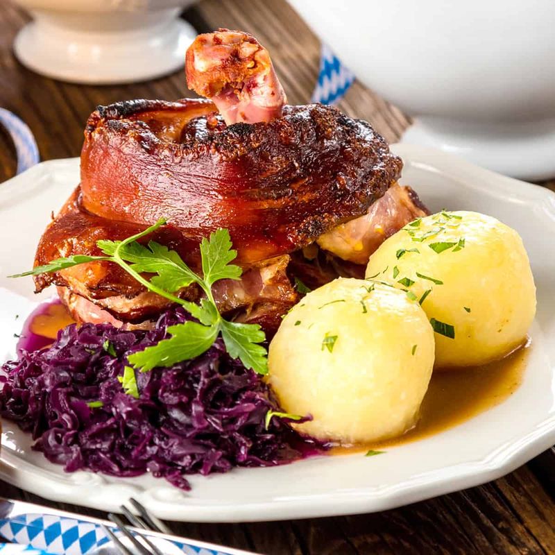 Pork Hock in German-Style Sauerkraut Braise