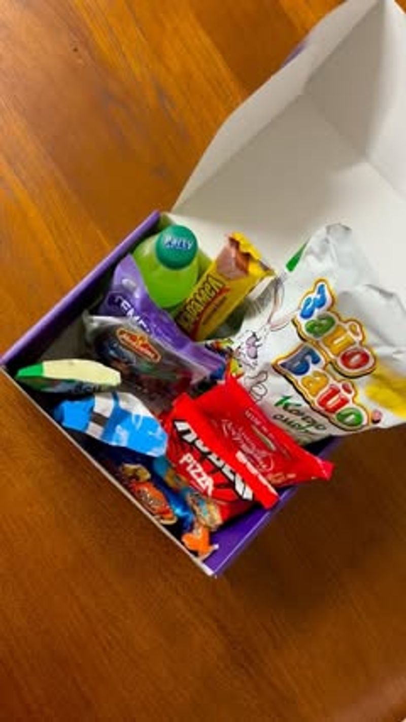 Popping Bubble Wrap and Then Eating the Snack Inside