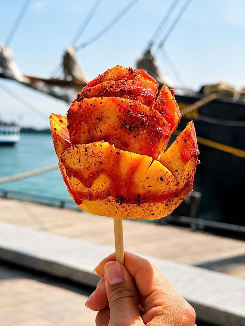 Frozen Mango on a Stick