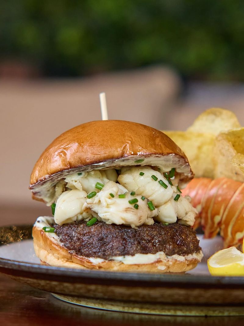 Garlic Butter Lobster Burger