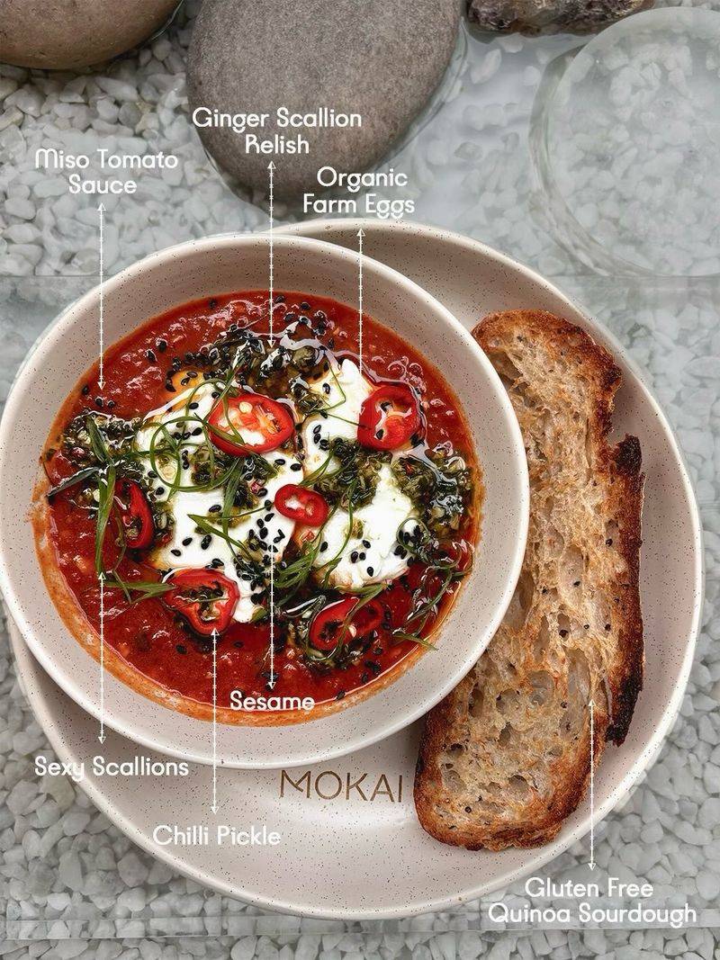 Shakshuka-Style Tomato and Pepper Sauce With Bread
