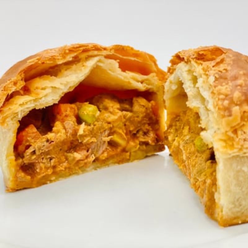 Curried Lamb and Pea Pasties