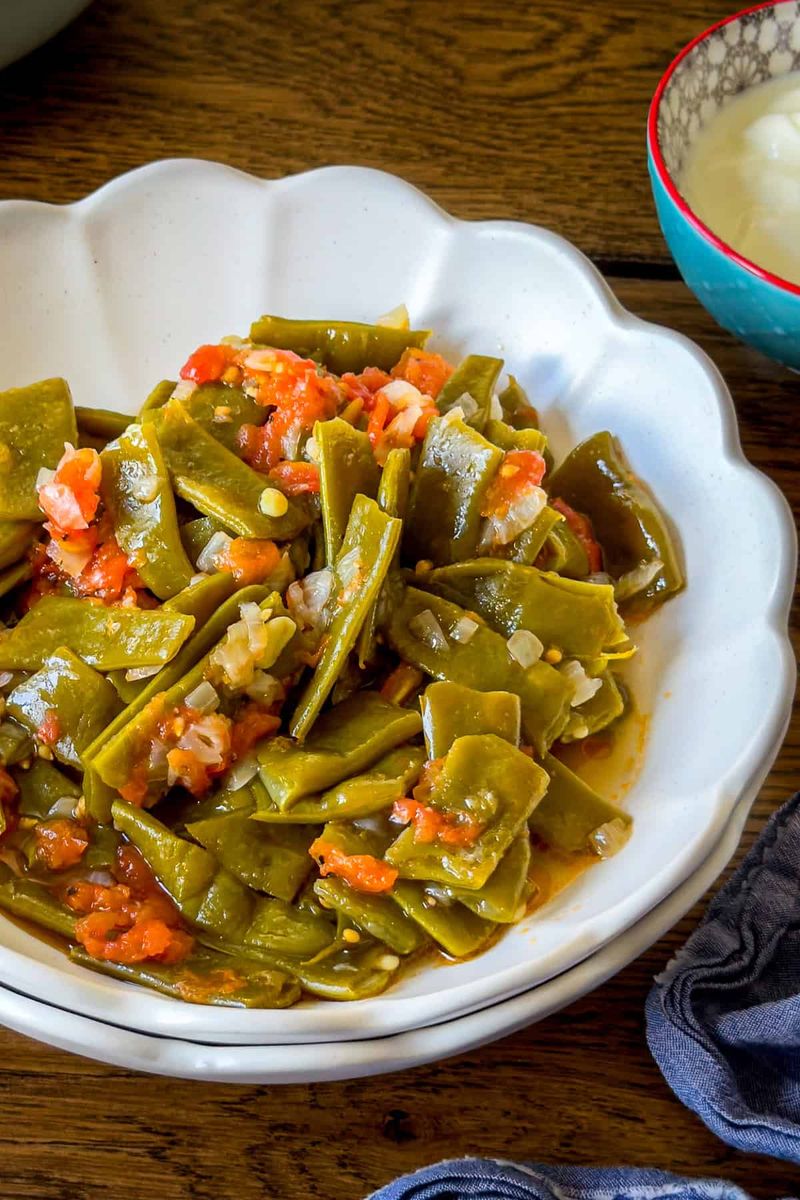 Turkish Zeytinyagli Taze Fasulye (Olive Oil Green Beans)