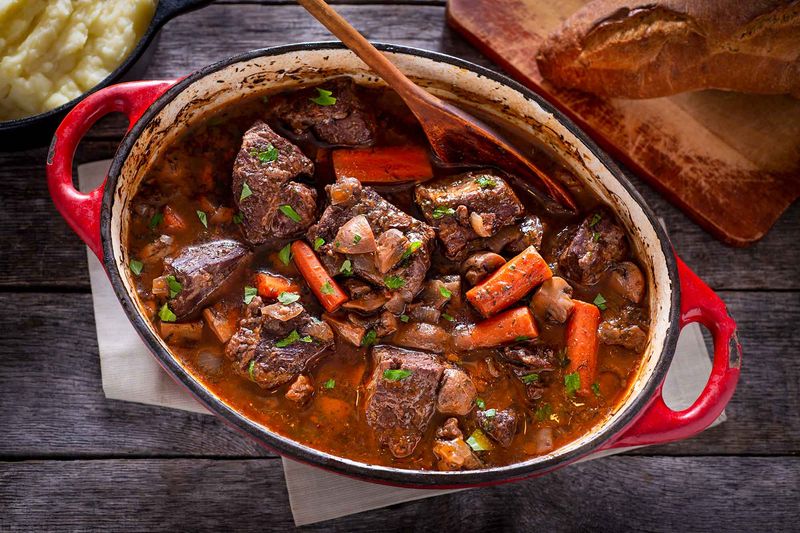 Beef: Slow-Braised Boeuf Bourguignon in France vs. Raw Kitfo in Ethiopia