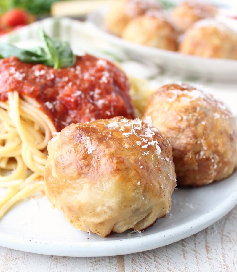 Olive-Stuffed Meatballs