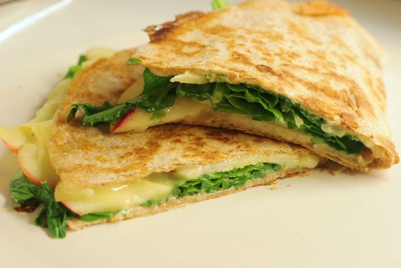 Apple and Brie Quesadillas