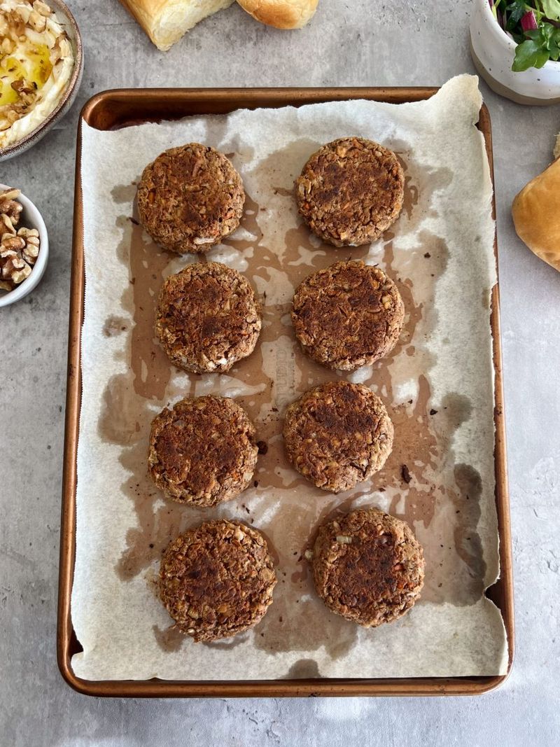 Walnut and Lentil Burgers