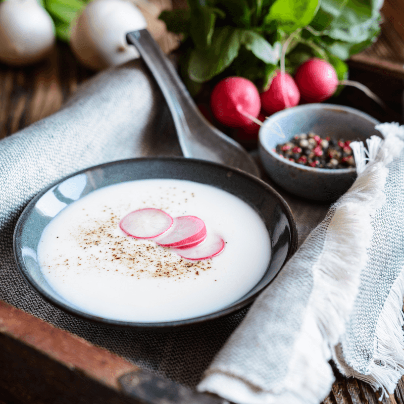 Creamy Radish and Potato Soup