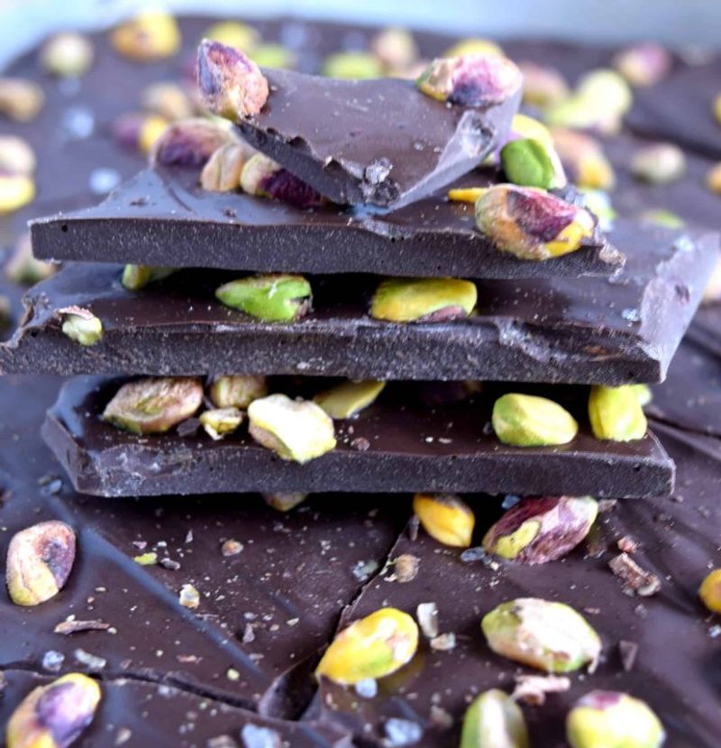 Dark Chocolate Bark with Sea Salt