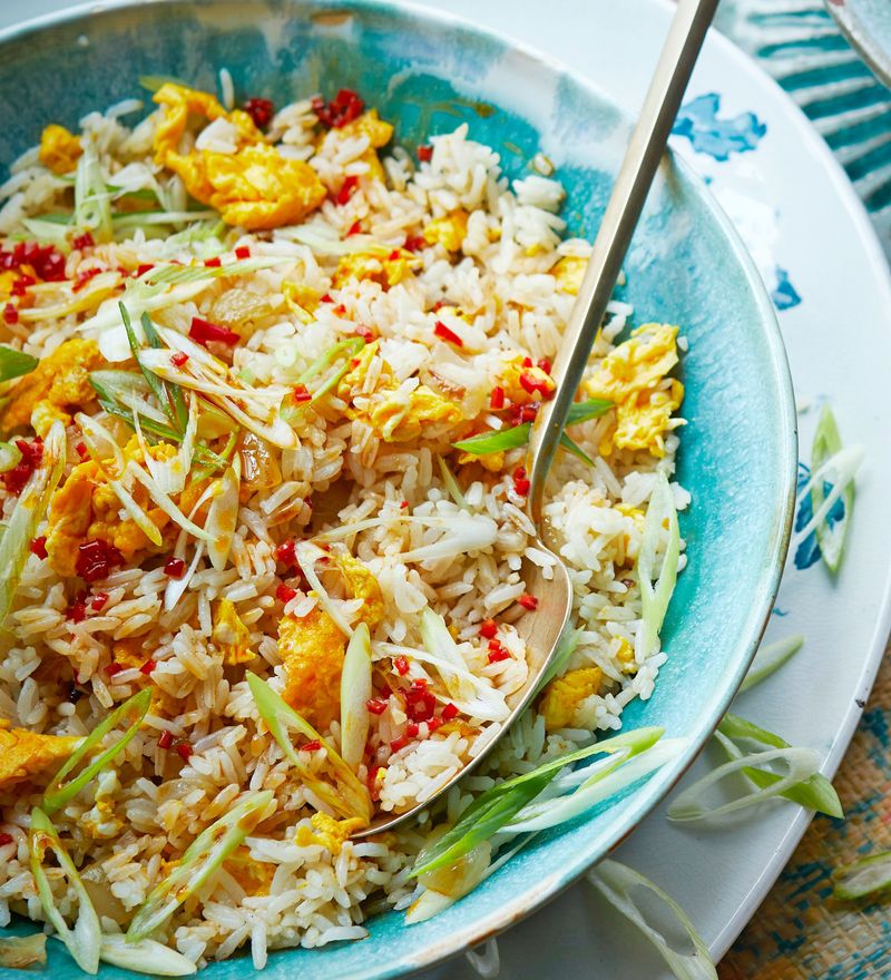 Spring Onion Fried Rice