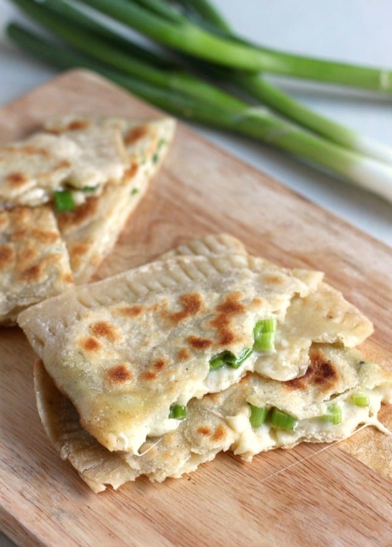 Spring Onion Flatbreads