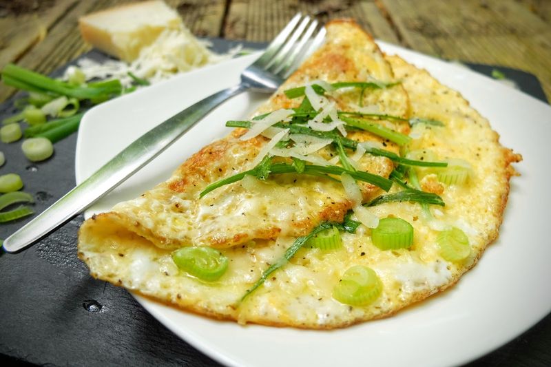 Spring Onion Omelette