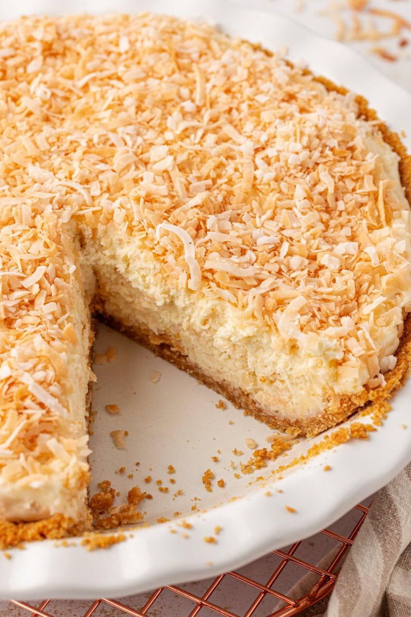 Toasted Coconut Cheesecake