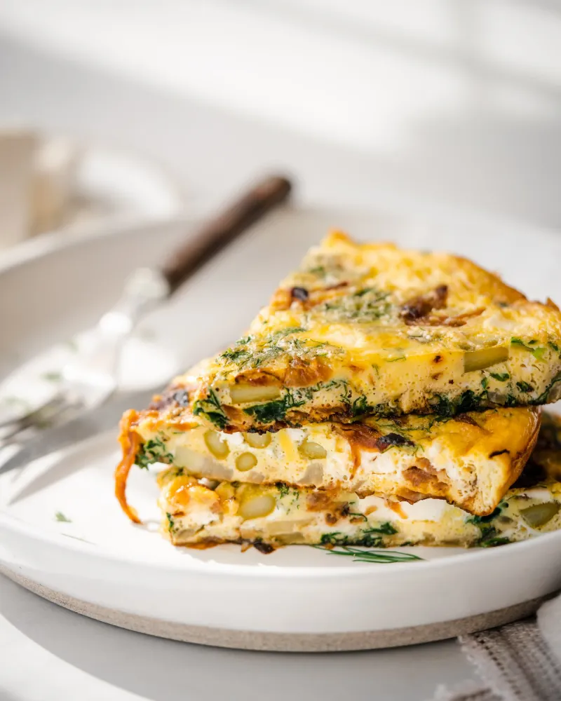 Spring Onion Frittata