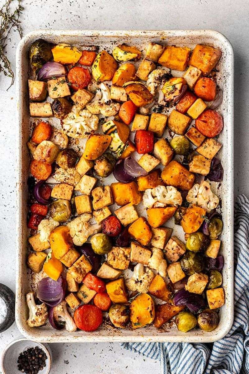 Toss Over Roasted Vegetables at the Finish Line