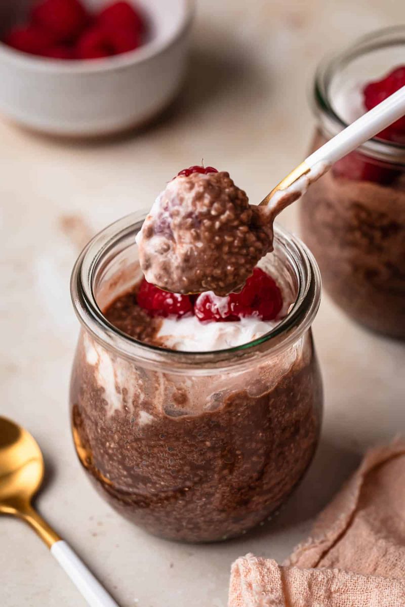 Chocolate Coconut Chia Pudding