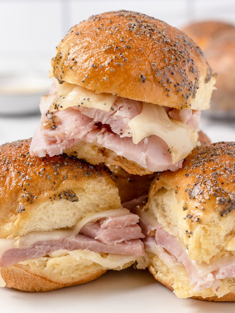 Smoked Ham and Mustard Rolls