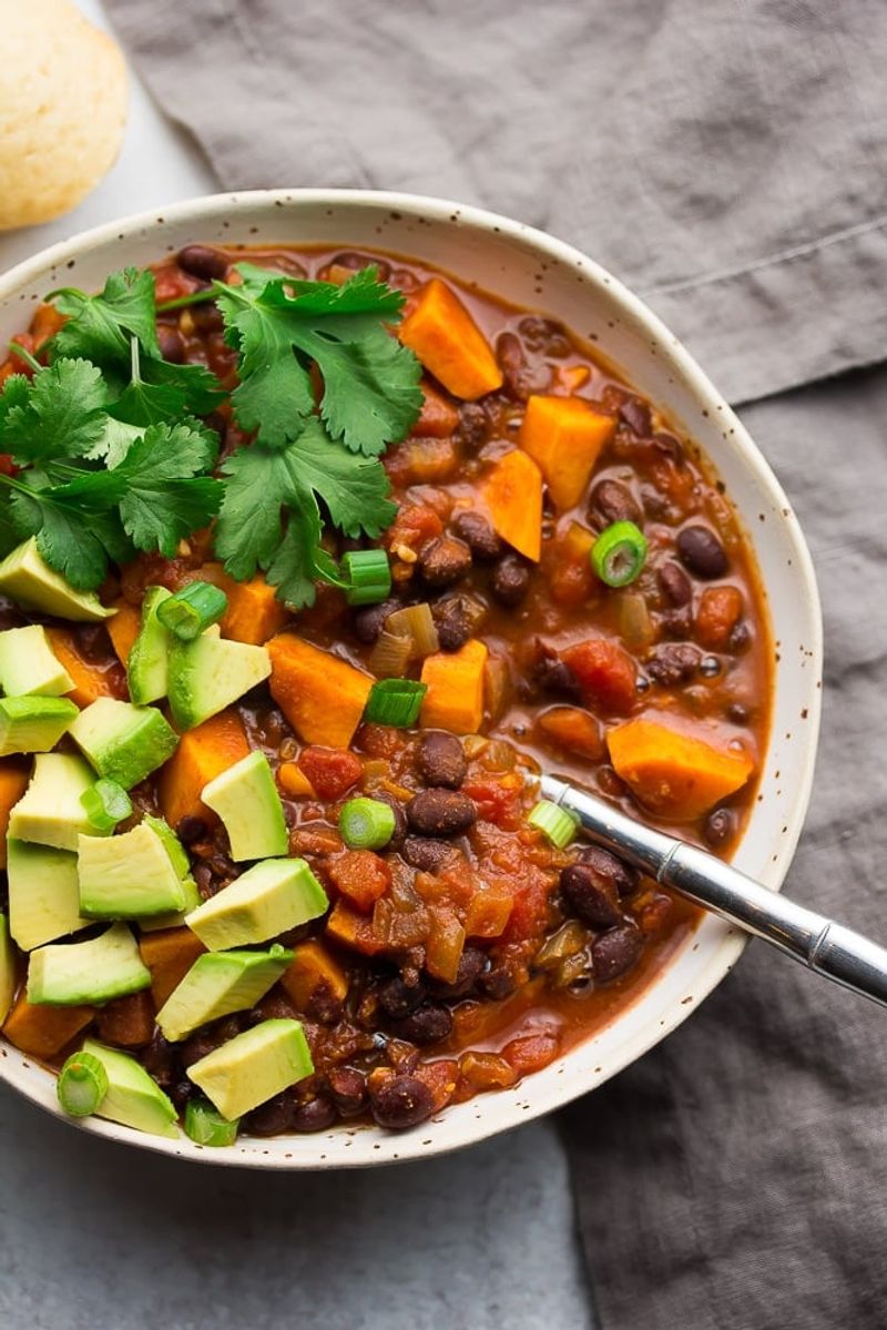 Vegan Chili with Sweet Potato