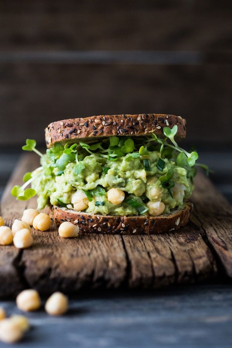 Smashed Chickpea Sandwich