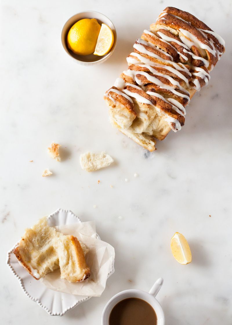 Lemon Ricotta Pull-Apart Bread