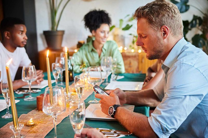 Whether Phones Are Out at the Table