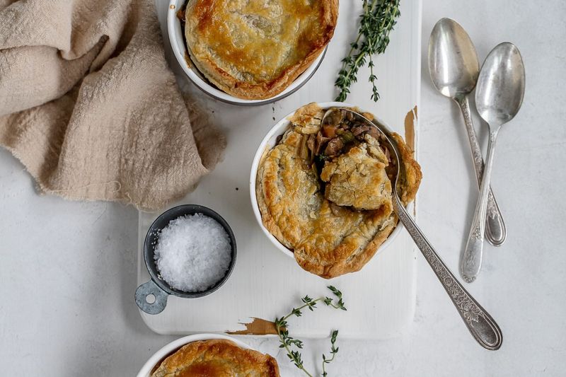 Mushroom, Lentil, and Thyme Pie
