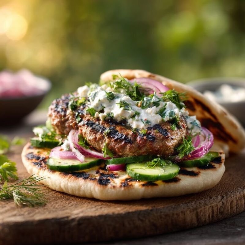 The Mediterranean Lamb Burger