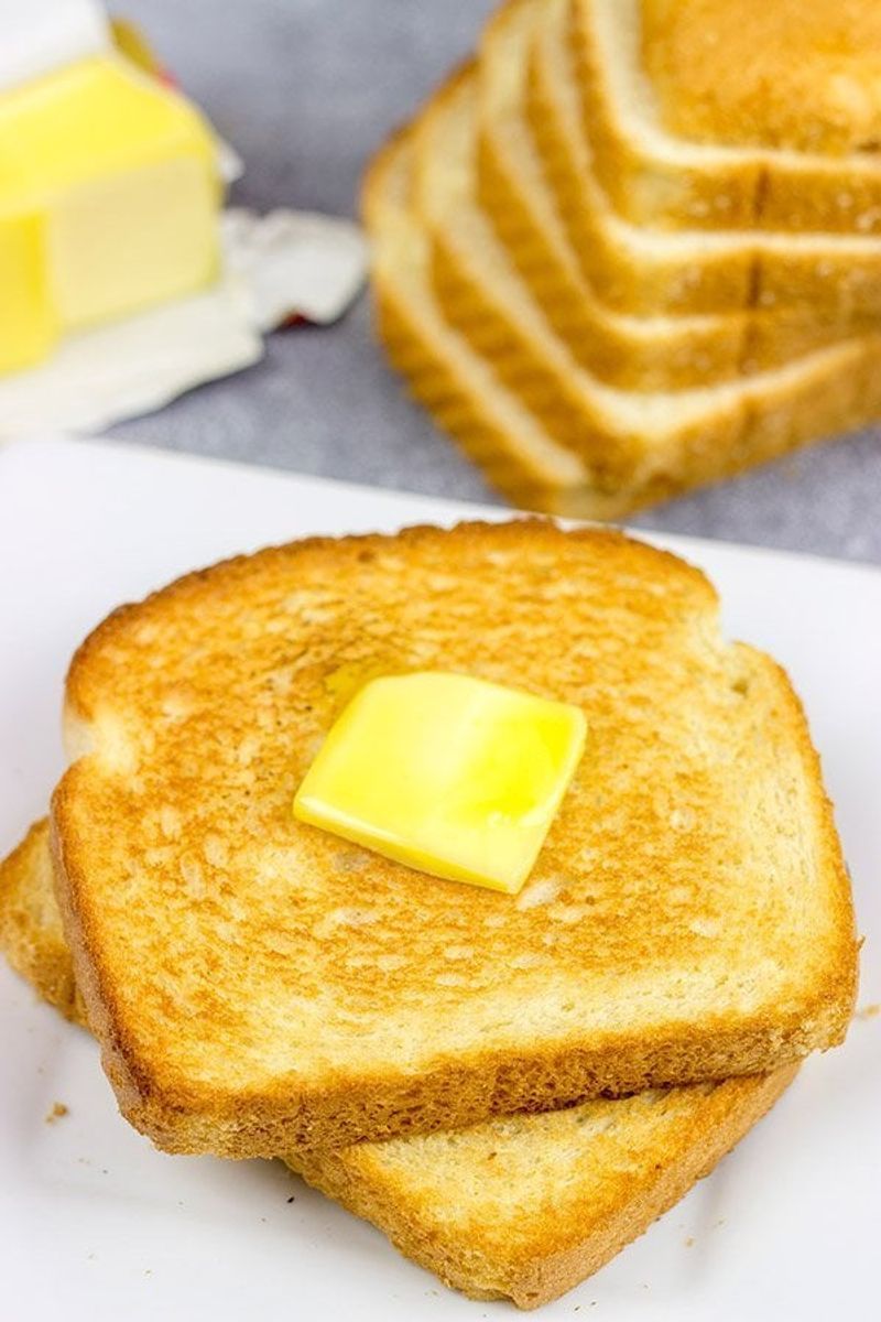 Perfectly Toasted Bread with Butter