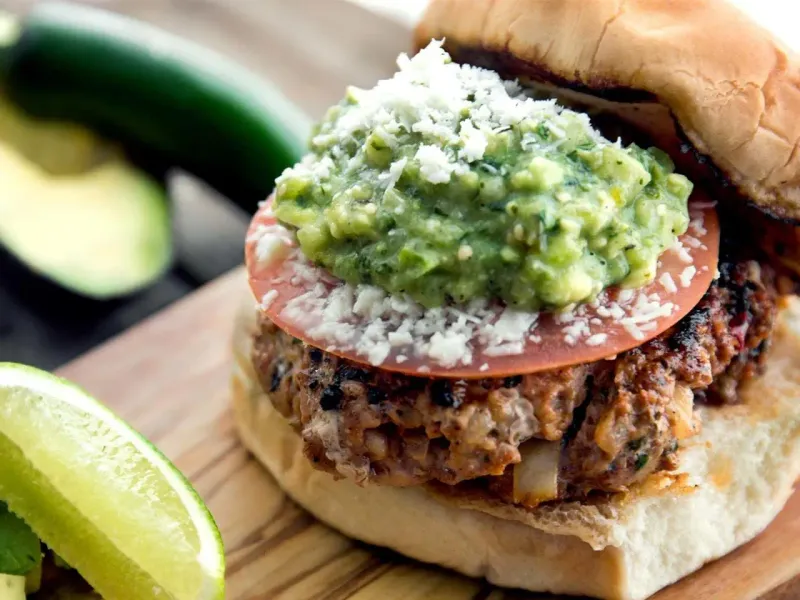 The Avocado Verde Smash Burger