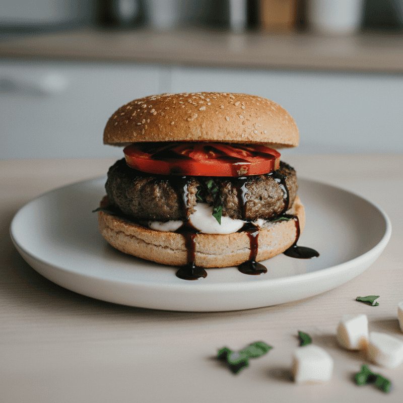The Caprese Stuffed Burger