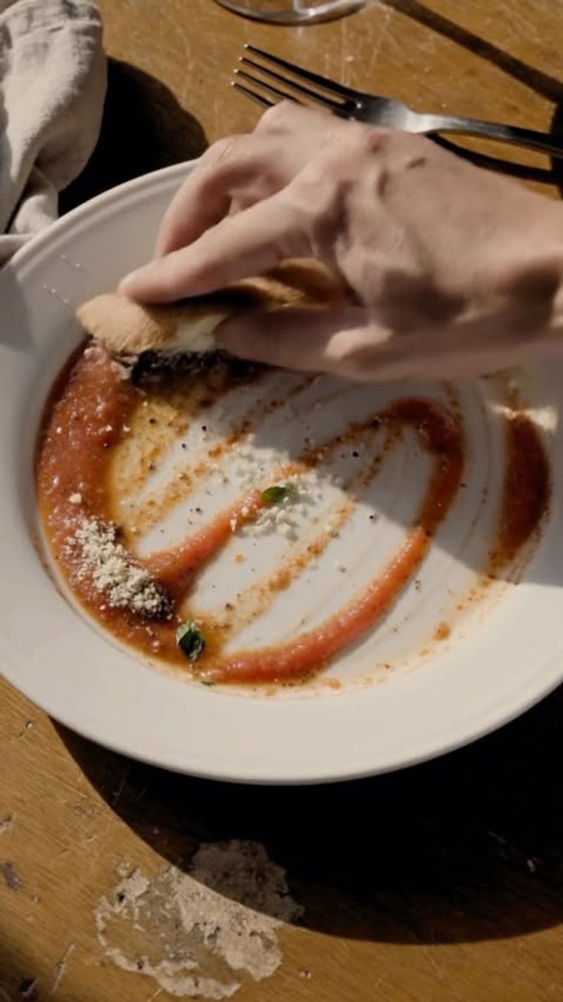 Never Wasting the Last Bit of Sauce in the Pan
