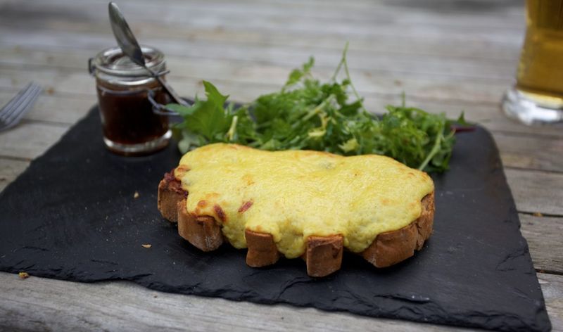 Welsh Rarebit With Kimchi